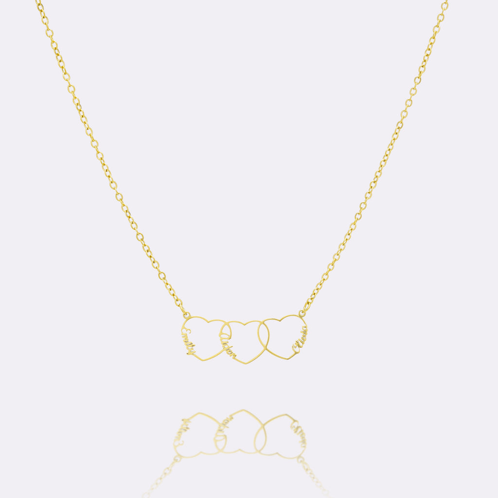 Personalized Heart Name Necklace - Regal Collective