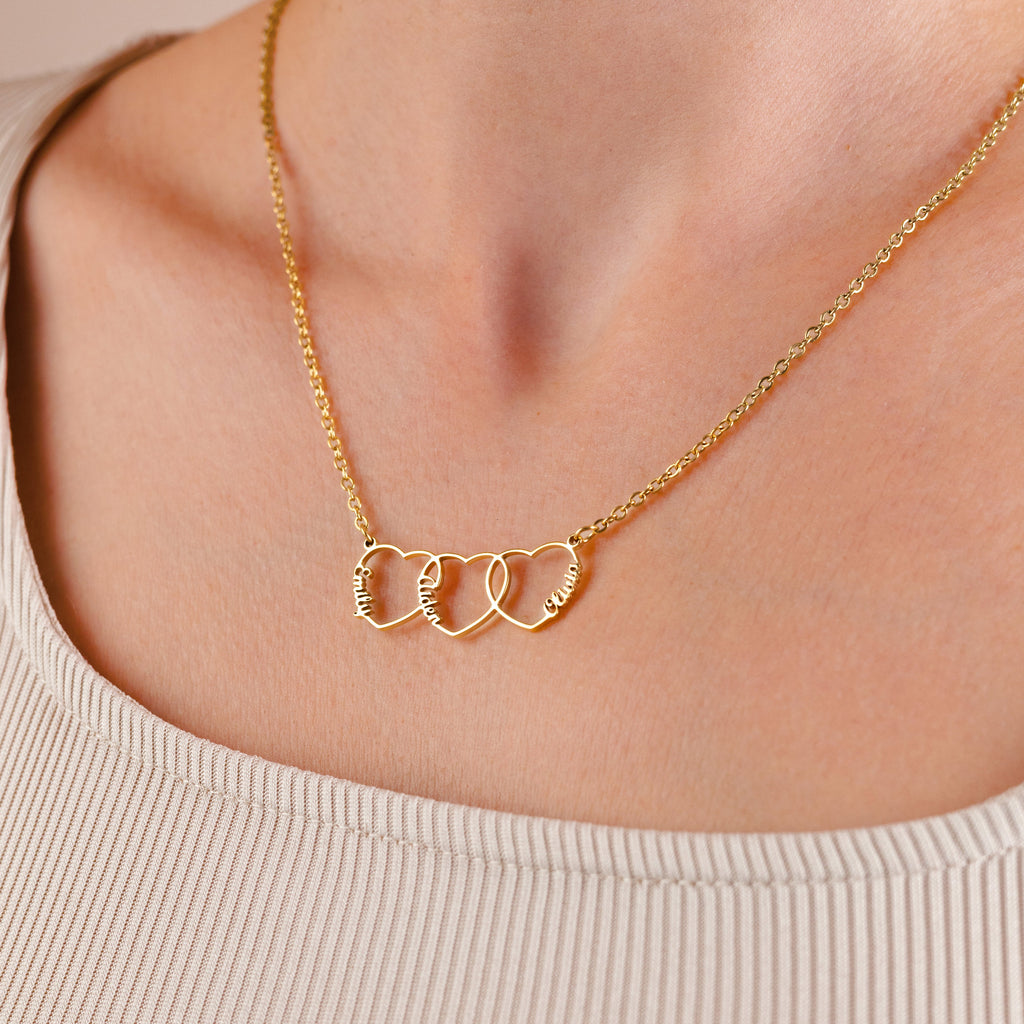Personalized Heart Name Necklace - Regal Collective