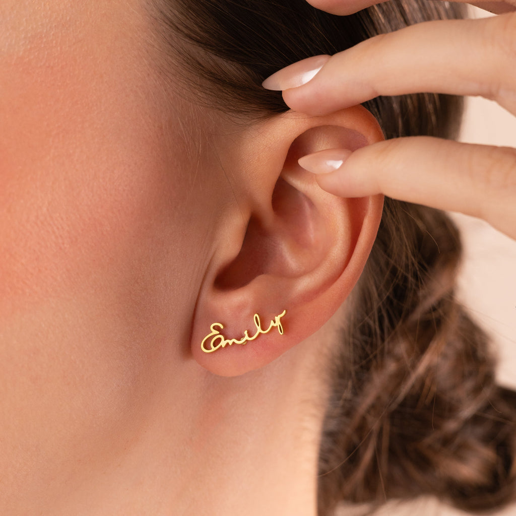 Customized Name Earrings - Regal Collective