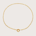 Flossie | Women Paperclip Chain Charm Necklace Long Length