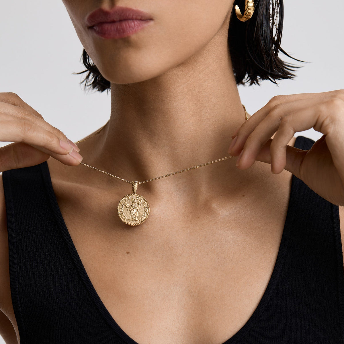 Athena Coin Necklace