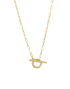Birthstone Toggle Necklace