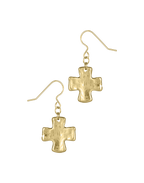 Chunky Cross Earrings
