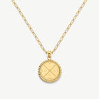 Engravable Compass Necklace