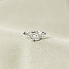 Adelaide | Women Mother Daughter Interlocking Pave Ring