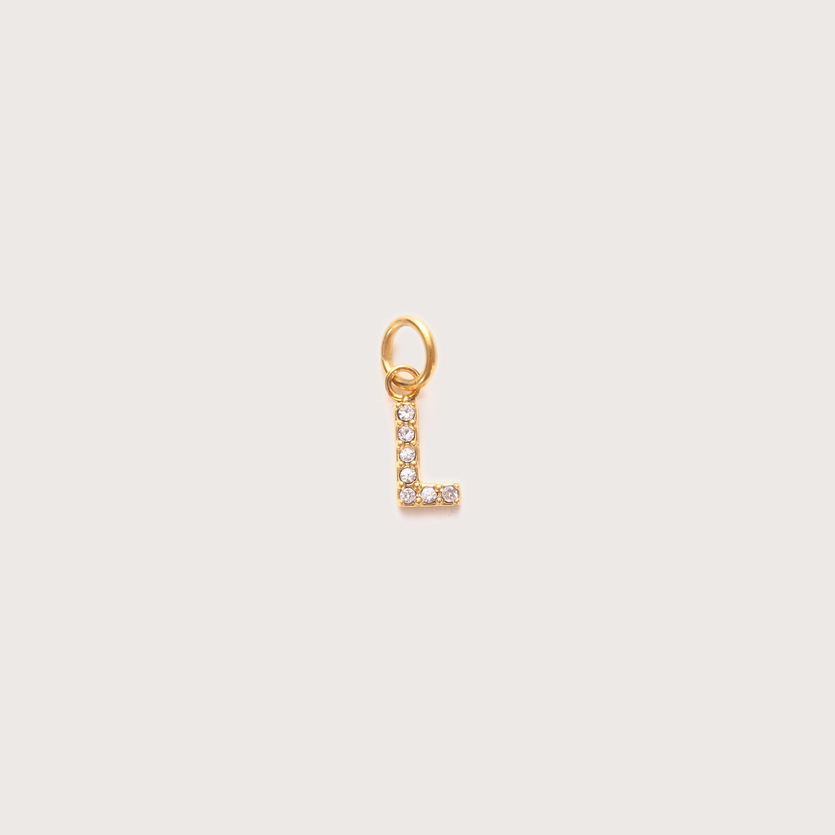 Maude | Women Crystal Initial Letter Necklace Charm