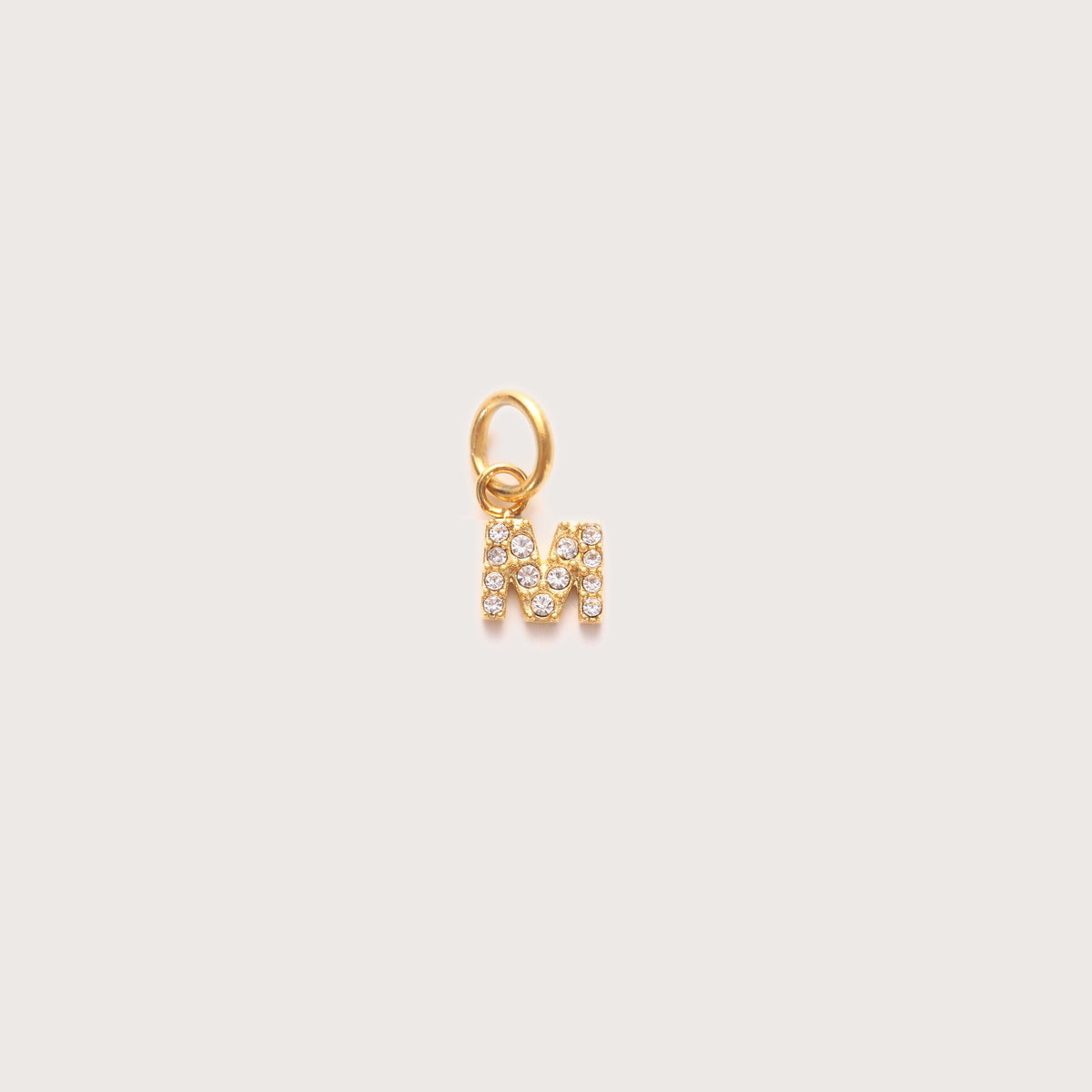 Maude | Women Crystal Initial Letter Necklace Charm