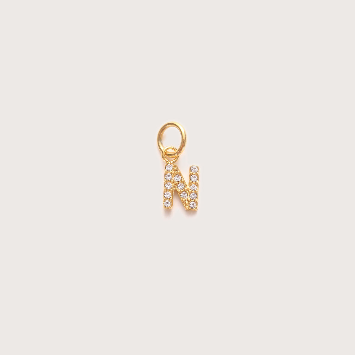 Maude | Women Crystal Initial Letter Necklace Charm