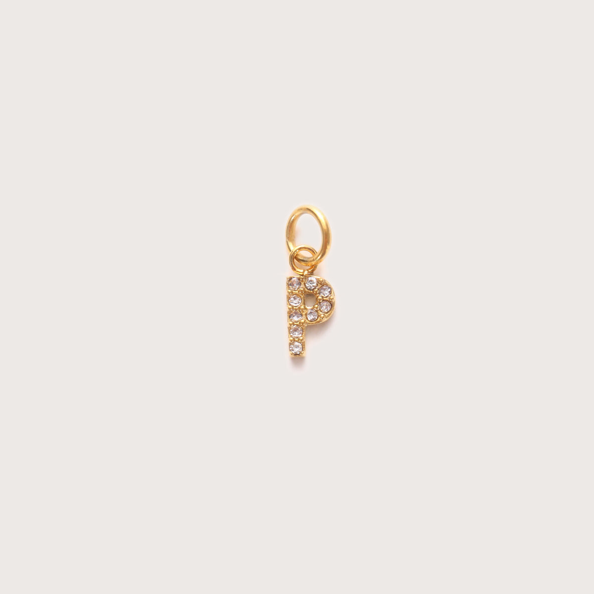 Maude | Women Crystal Initial Letter Necklace Charm