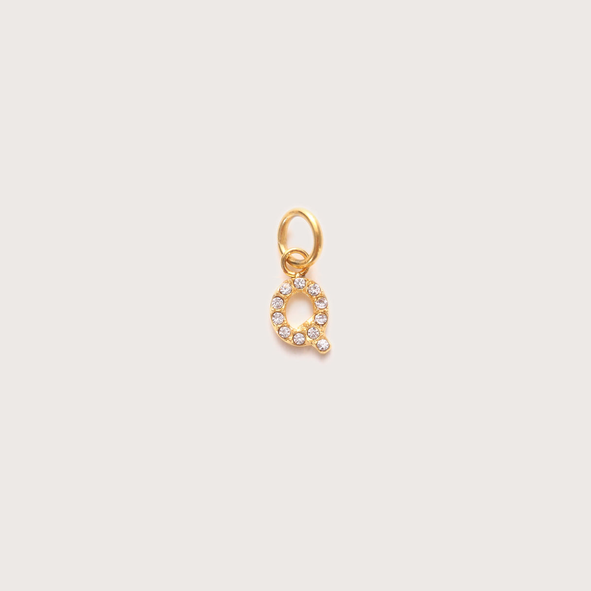 Maude | Women Crystal Initial Letter Necklace Charm