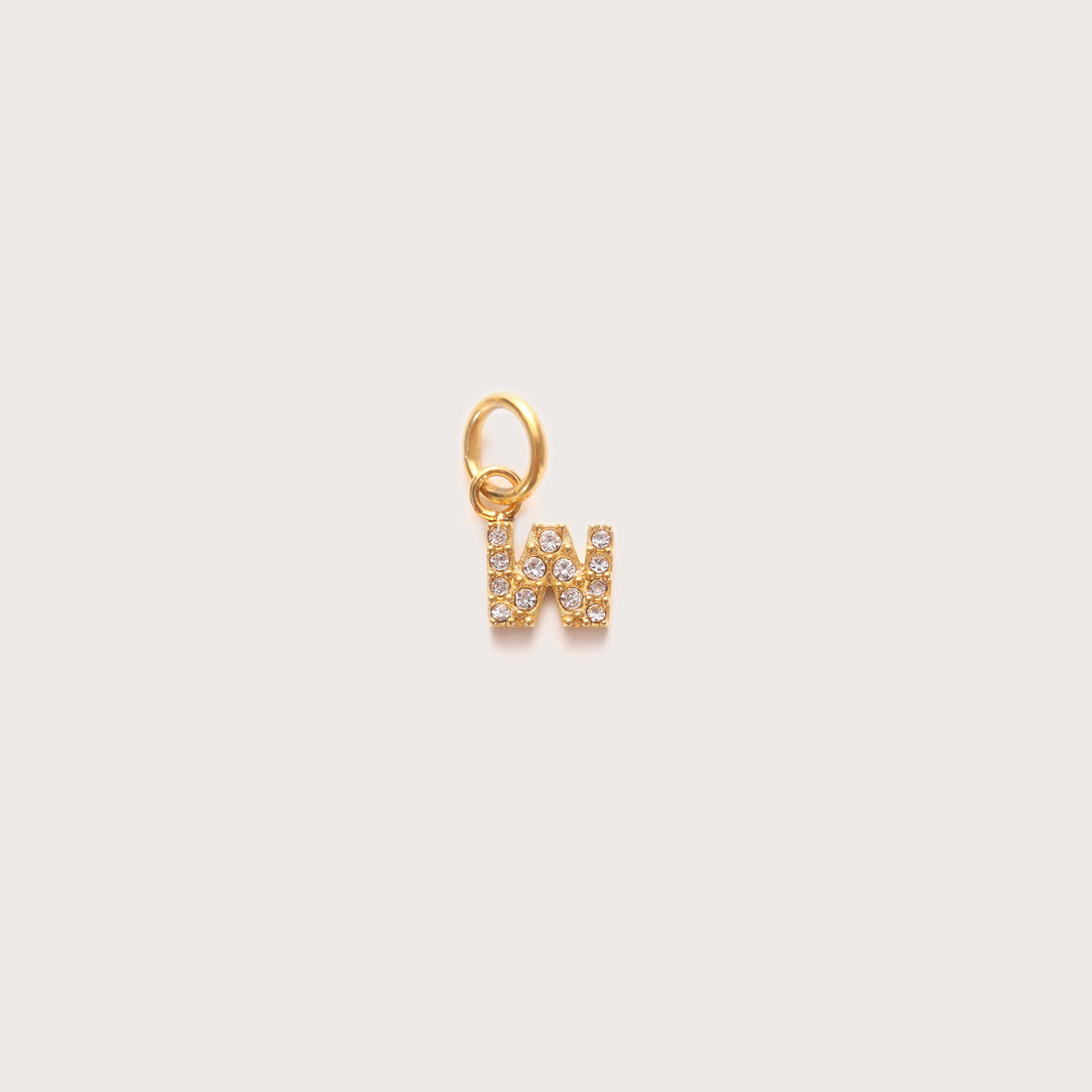 Maude | Women Crystal Initial Letter Necklace Charm