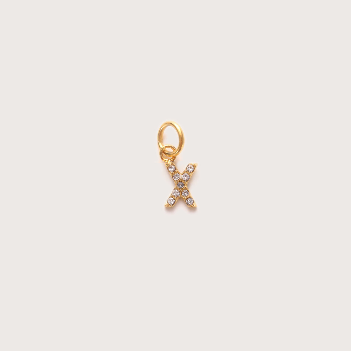 Maude | Women Crystal Initial Letter Necklace Charm