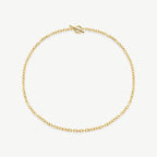 Gold Cuban chain choker necklace