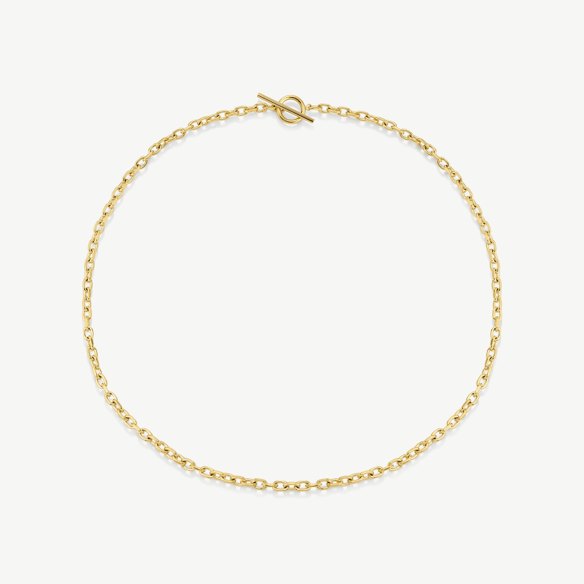 Gold Cuban chain choker necklace