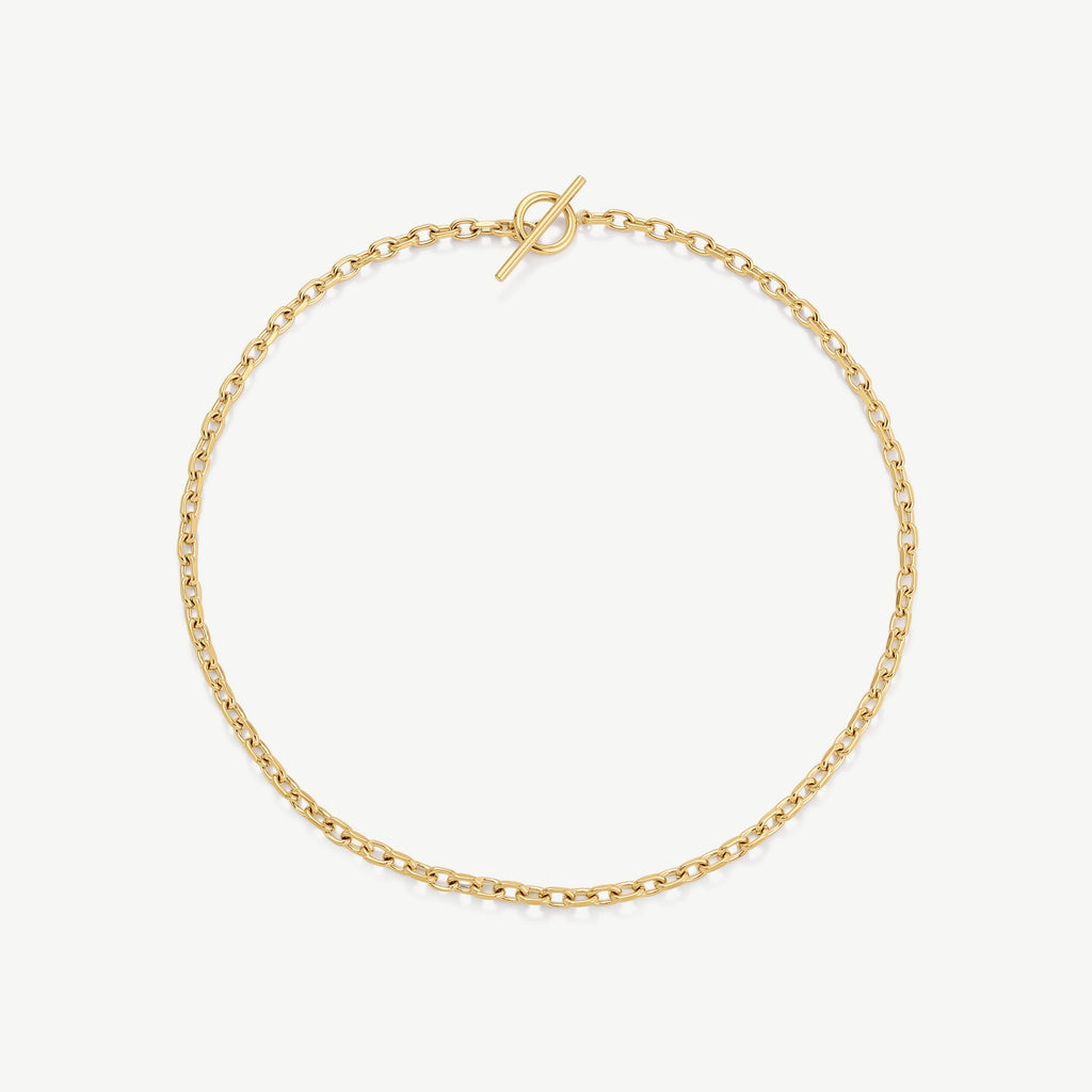 Cuban T Bar Necklace