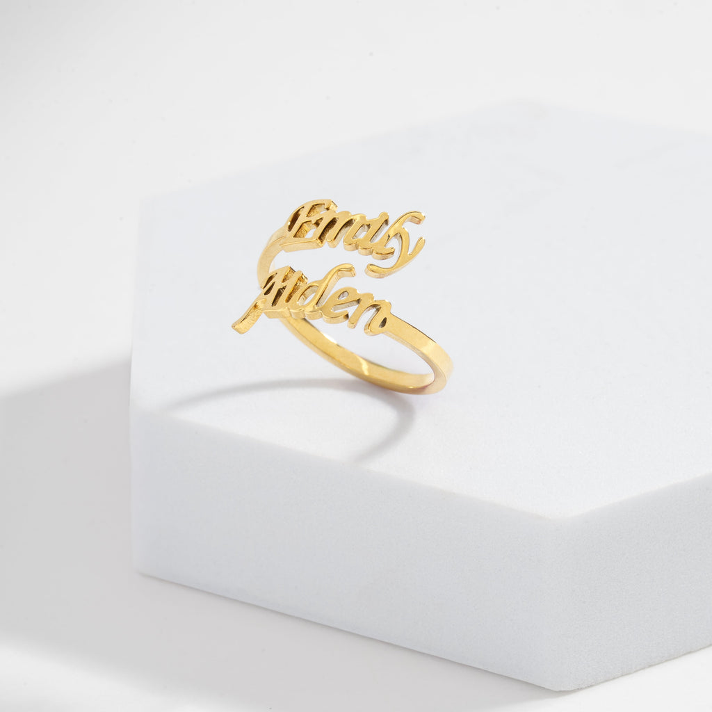 Customized Name Ring - Regal Collective