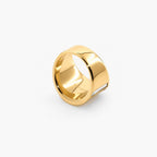 Striped Mother of Pearl Ring - Abalone