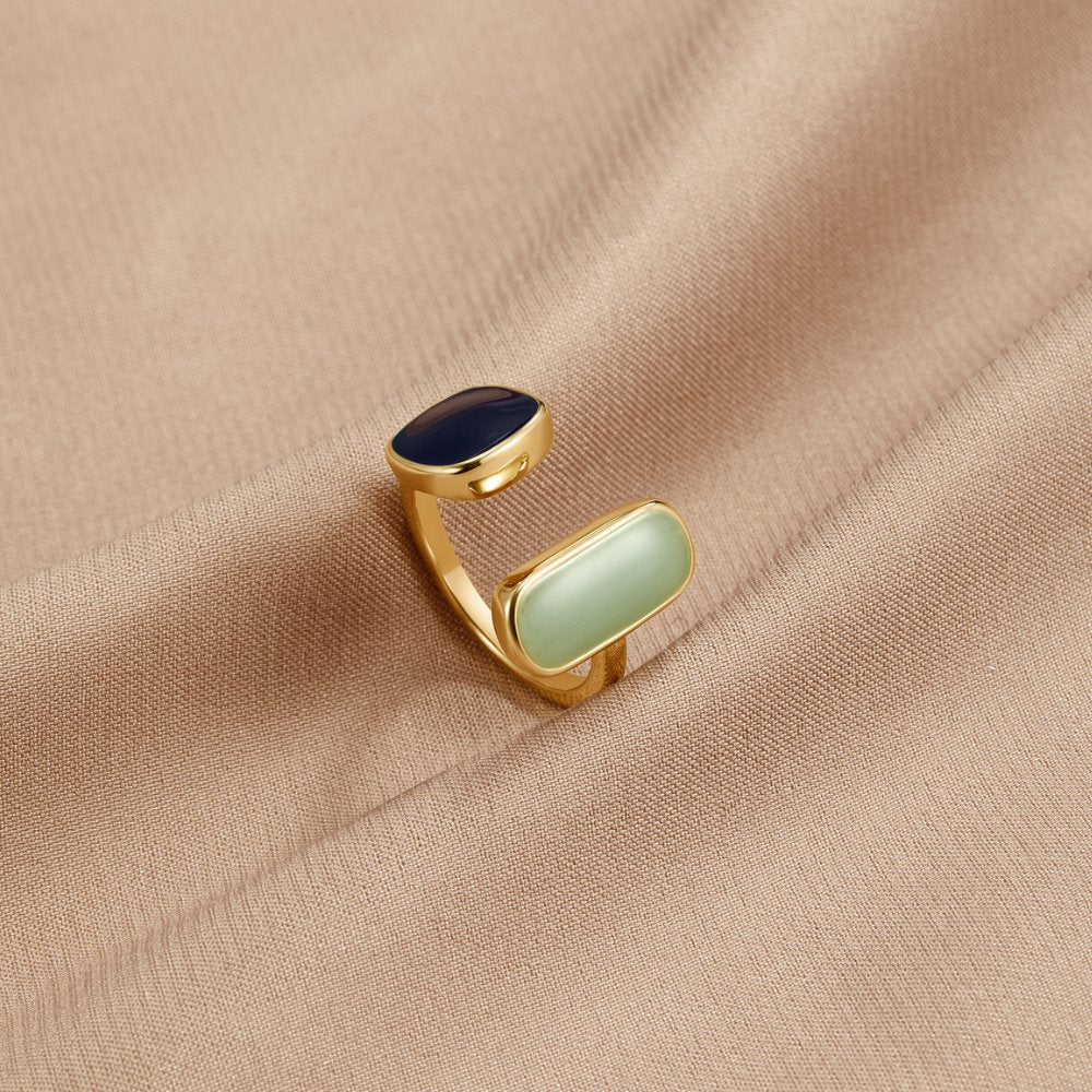 Aquamarine Wrap Ring - Beautiful Earth Boutique