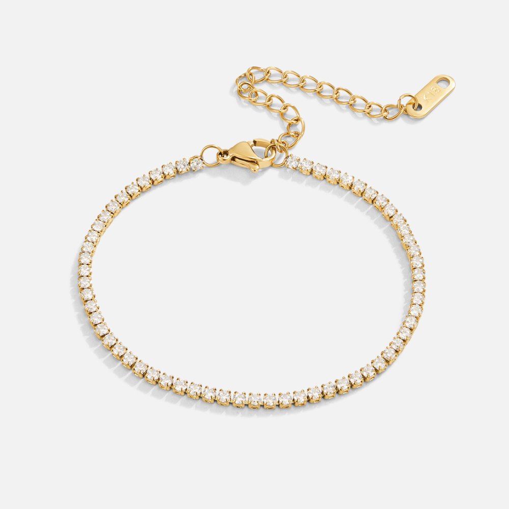 Cordelia Gold Tennis Bracelet - Beautiful Earth Boutique