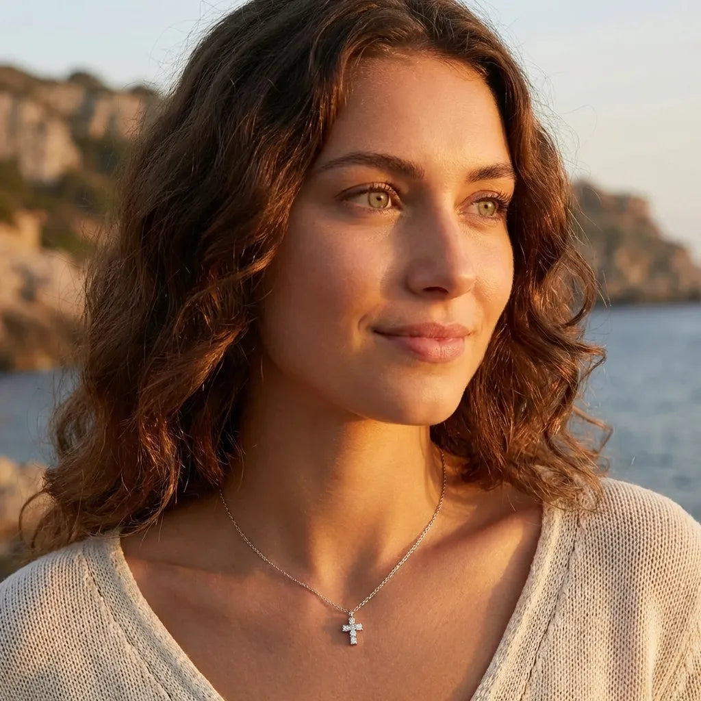 Crystal Cross Pendant