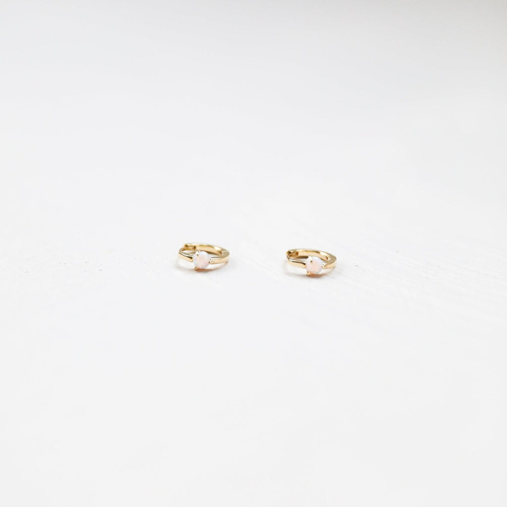 Sardinia Opal Hoop - LLUME Jewelry