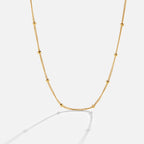Niyah Bead Gold Chain Necklace - Beautiful Earth Boutique