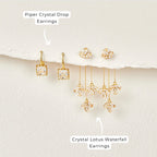 Piper Crystal Drop Earrings - Beautiful Earth Boutique
