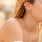 Sardinia Opal Hoop - LLUME Jewelry