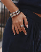 Sculptural Open Bracelet