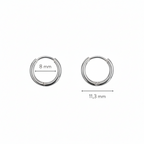 Tiny Huggie Hoops